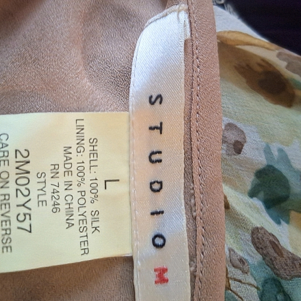 Studio M Silk Floral Dress - Picture 4 of 8